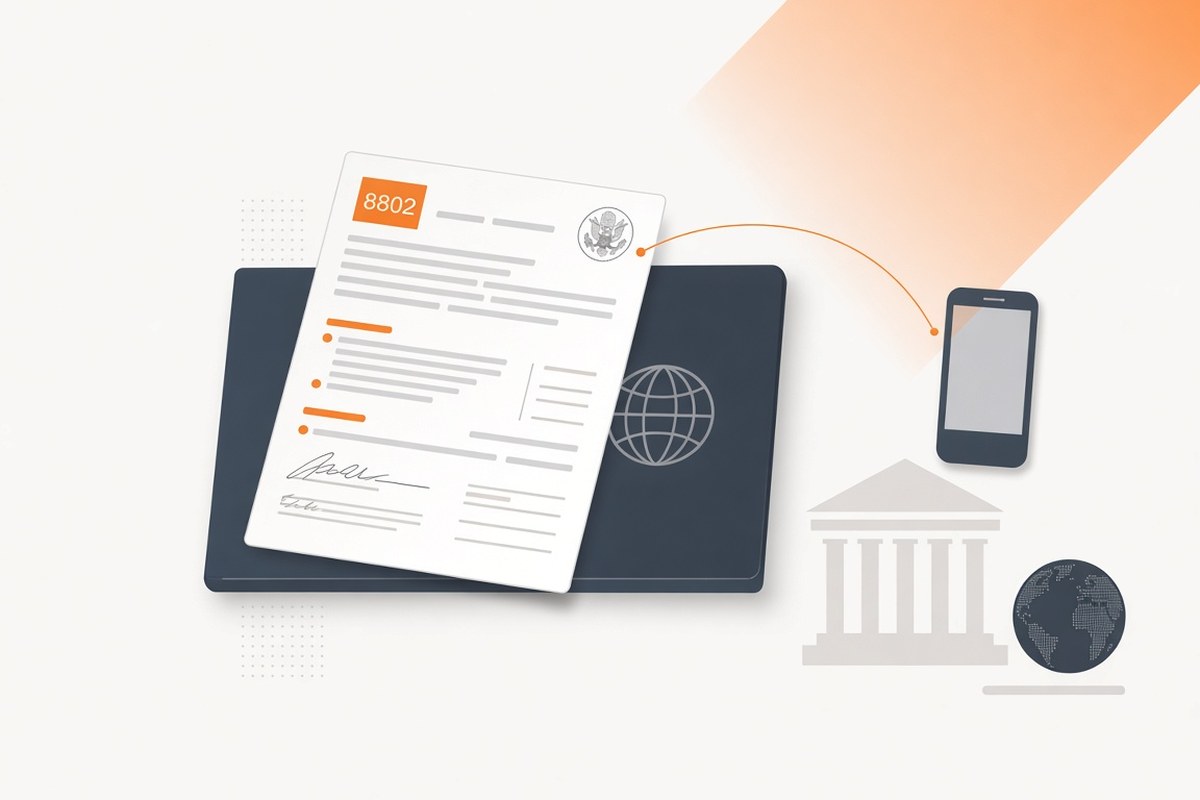 How to Fax Form 8802 (US Residency Certificate) in 2026